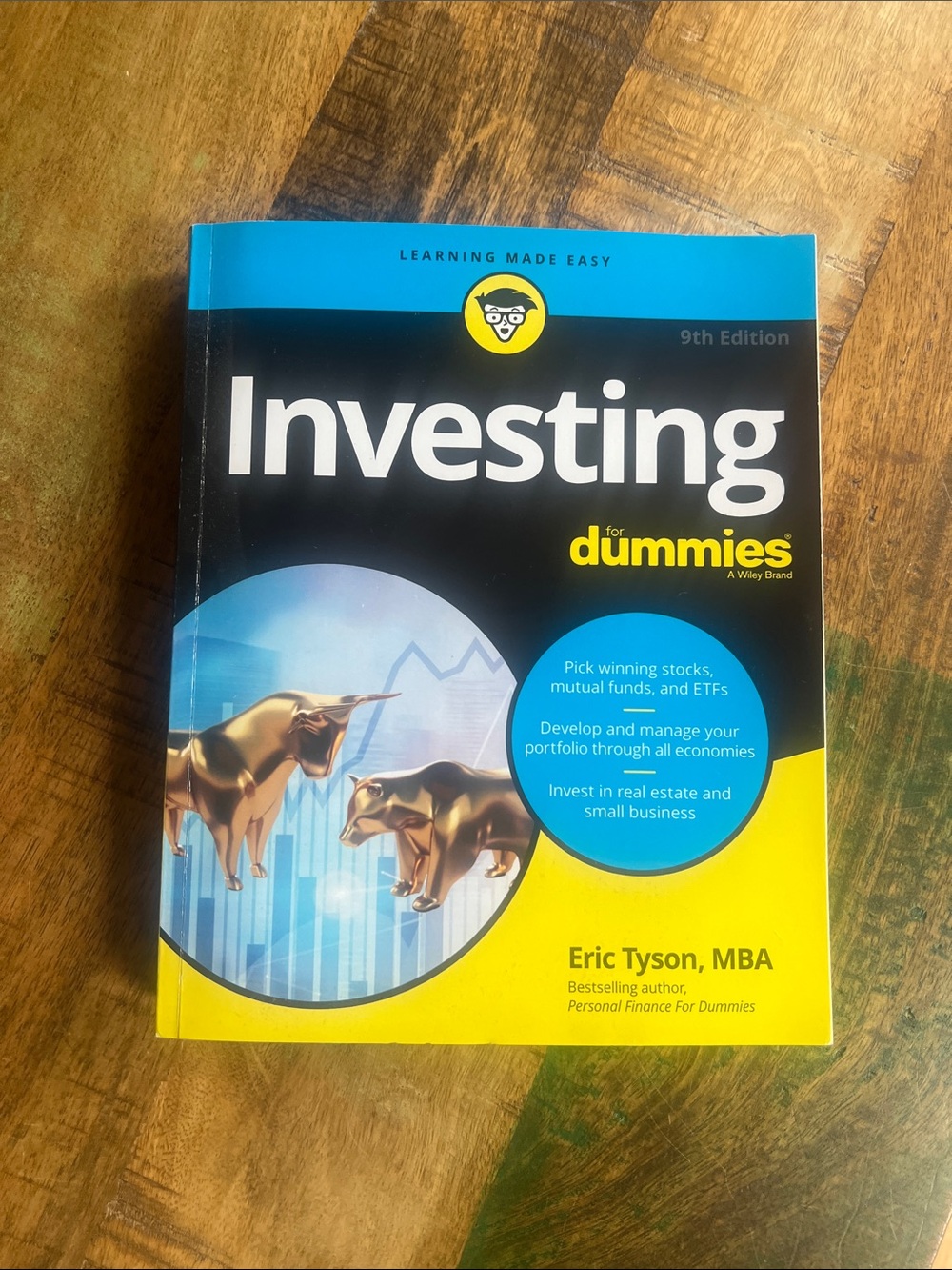 Investing for Dummies by - Blue & Yellow Cover